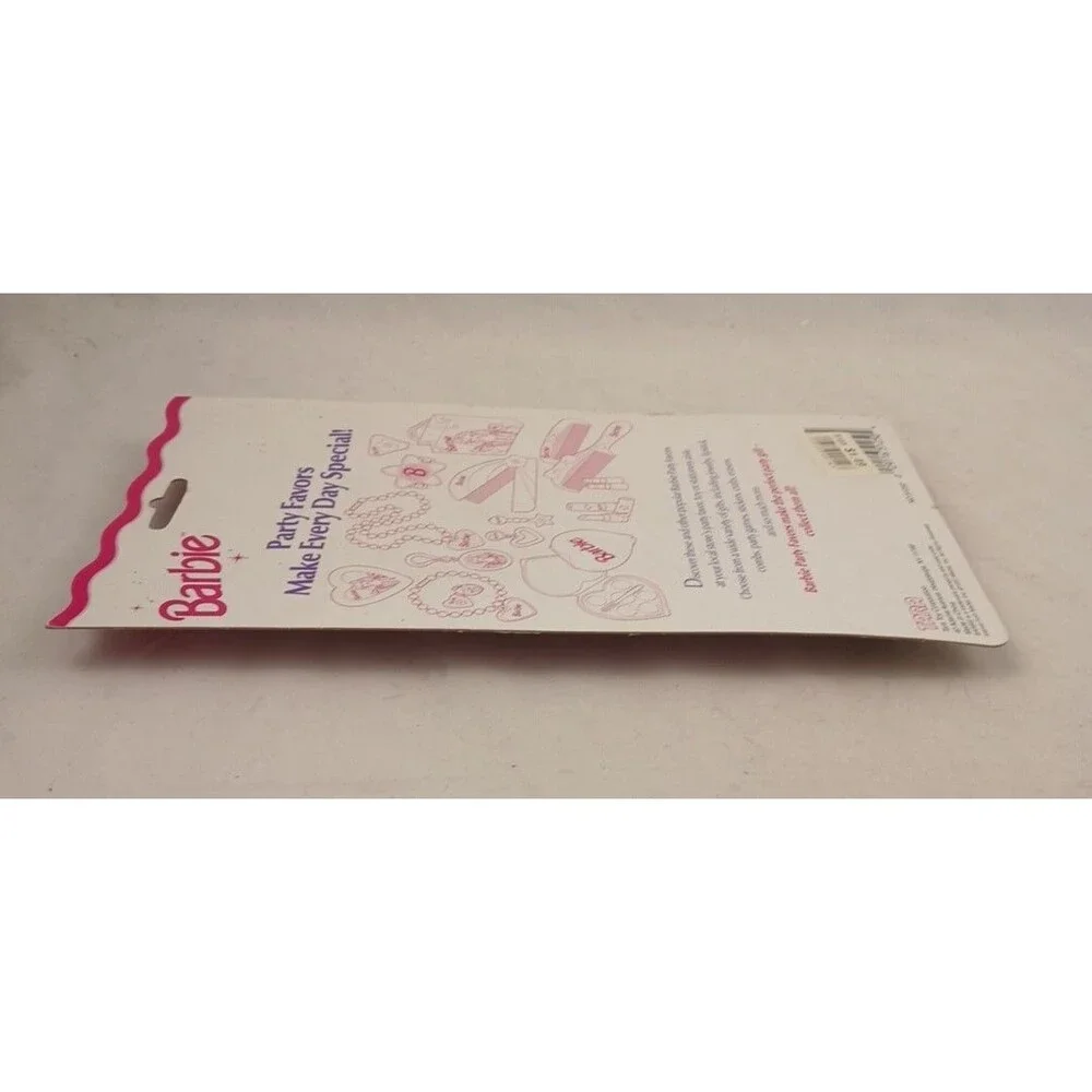 RARE Vintage 1997 Tara Toy Co Barbie Party Favors 4 pk Clip-On Earrings-SEALED!